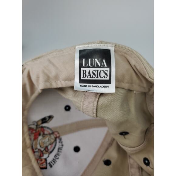 Binghamton Senators Hockey Stadium Giveaway Snapback Hat Cap Tan Blue Logo - Picture 9 of 9